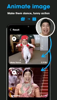 Add Face To Video Reface video android App screenshot 4